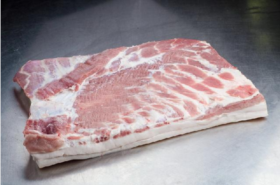 Pork belly with skin